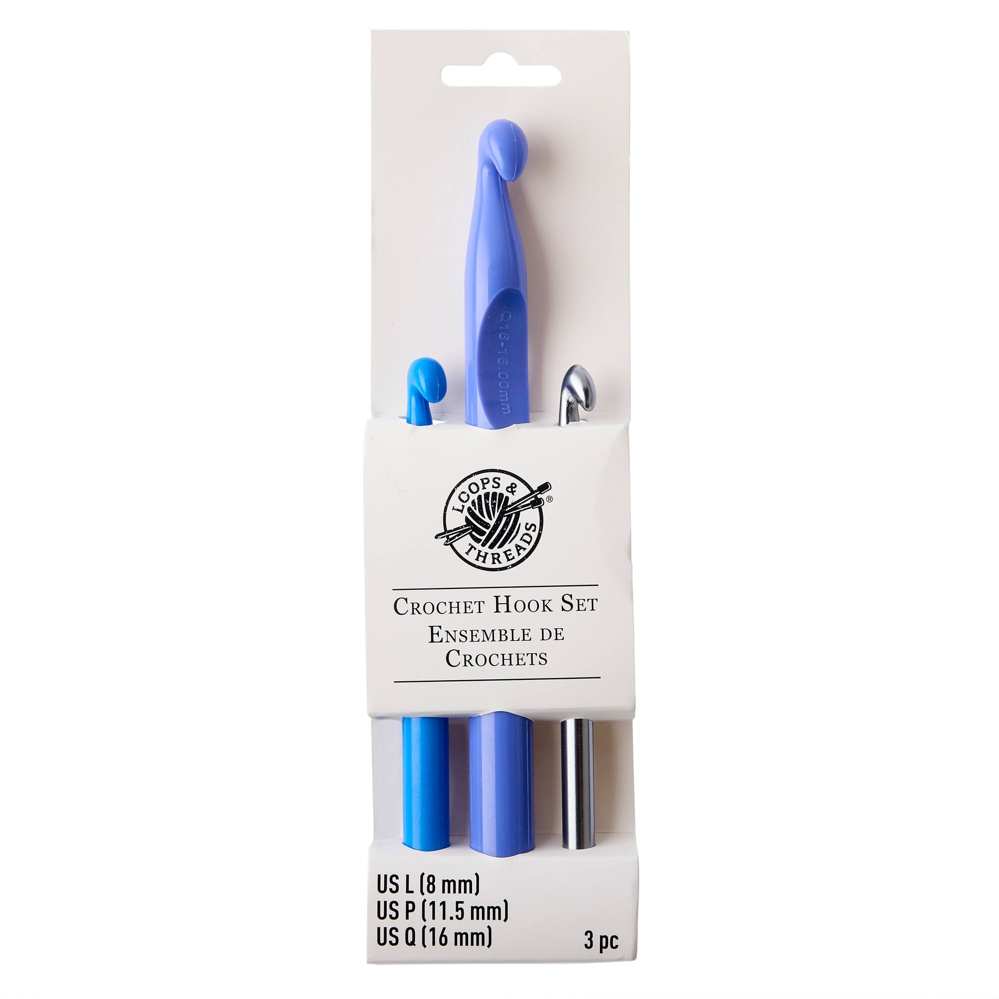Plastic Crochet Hook Set by Loops & Threads®, L/P/Q